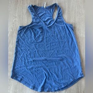 Z Supply Blue Tank Top Relaxed Fit